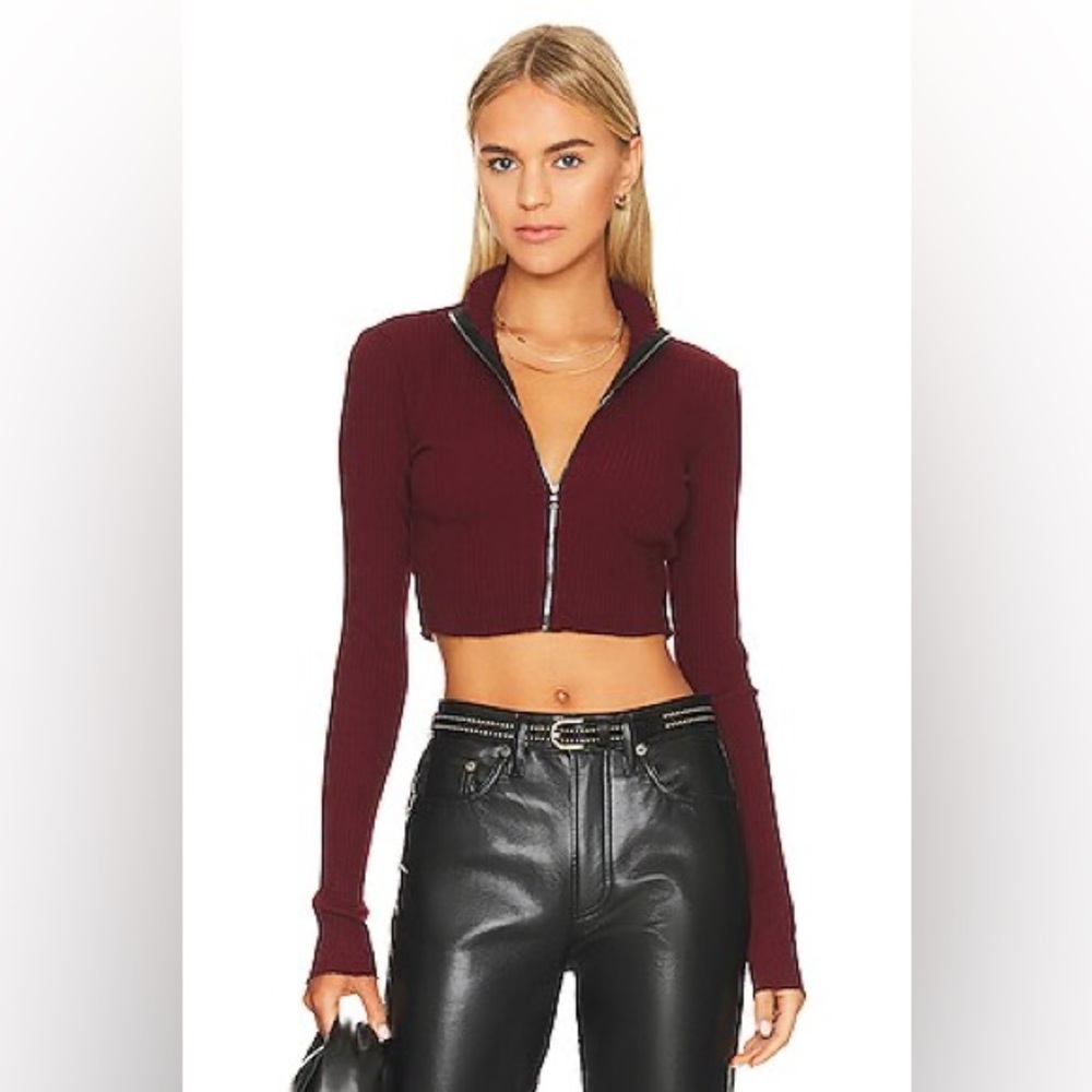 Cotton Citizen Ibiza Ribbed Crop Top